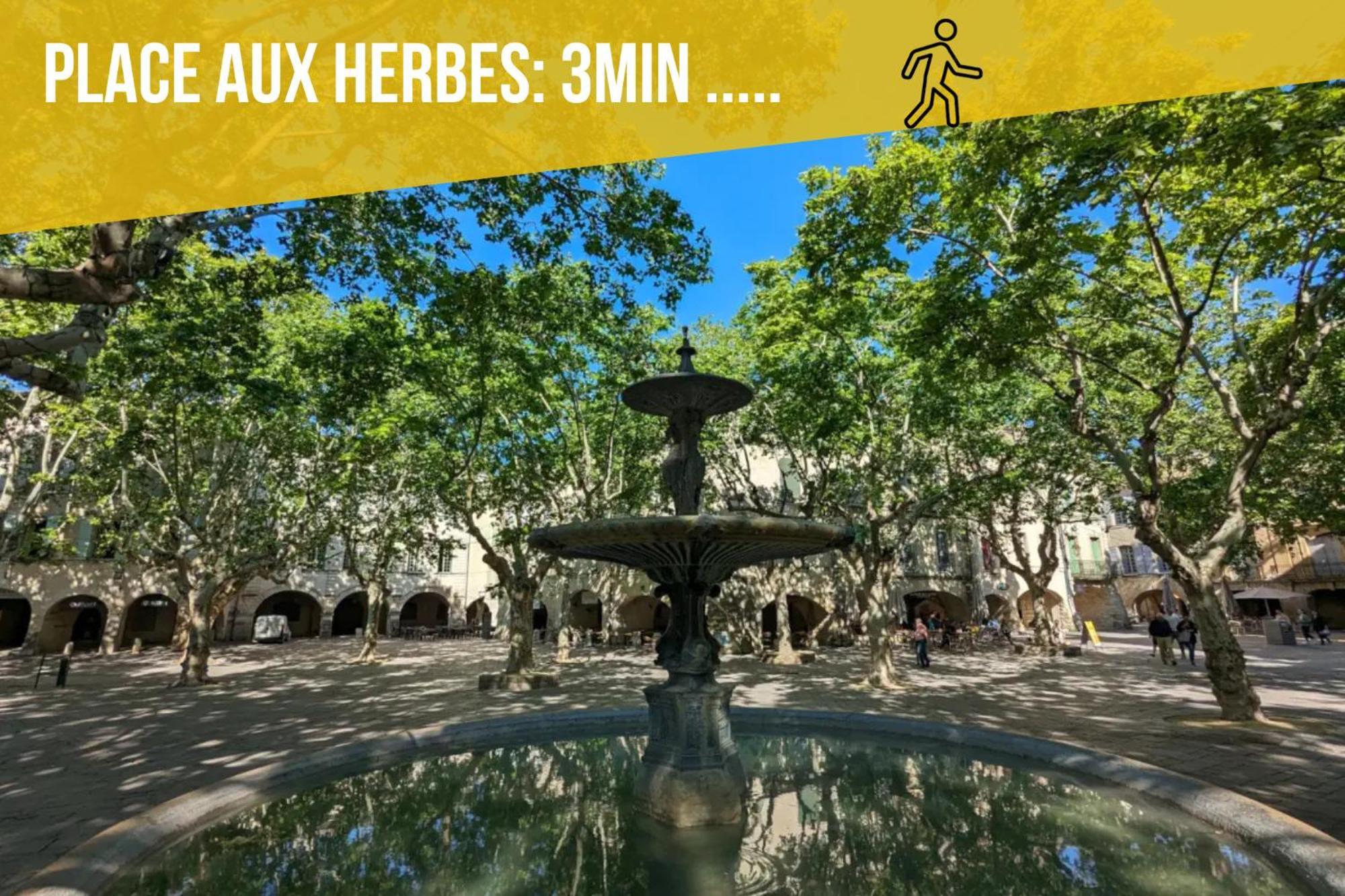 Ulysse, Appartement Spacieux Au Centre Historique D'Uzes En Rez-De-Chaussee Avec Exterieur, Proche Parking Des Marroniers Экстерьер фото