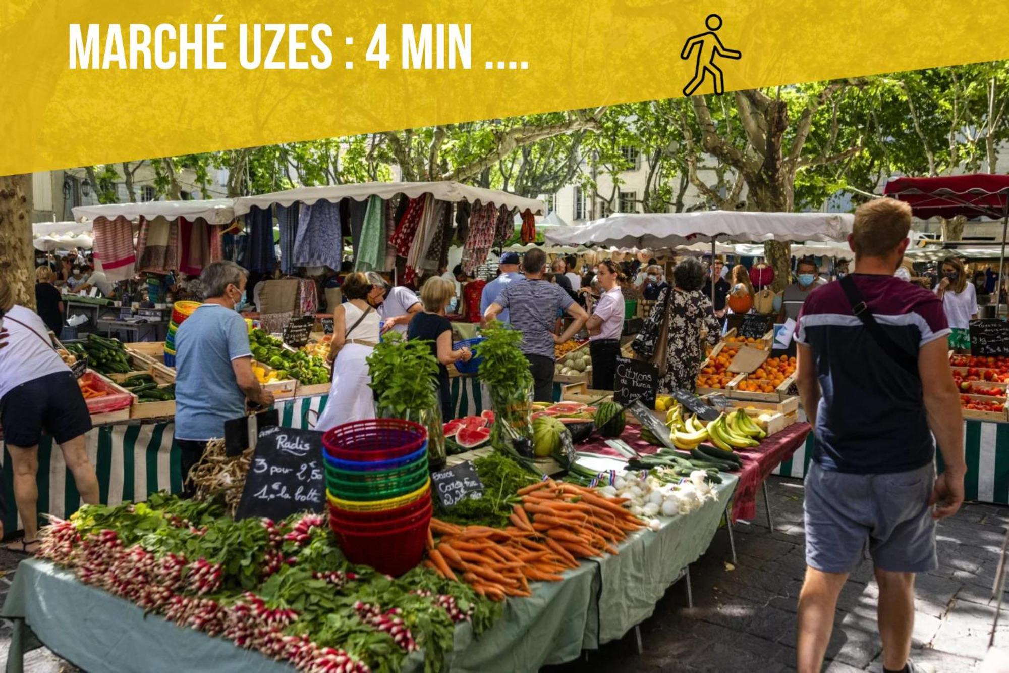 Ulysse, Appartement Spacieux Au Centre Historique D'Uzes En Rez-De-Chaussee Avec Exterieur, Proche Parking Des Marroniers Экстерьер фото