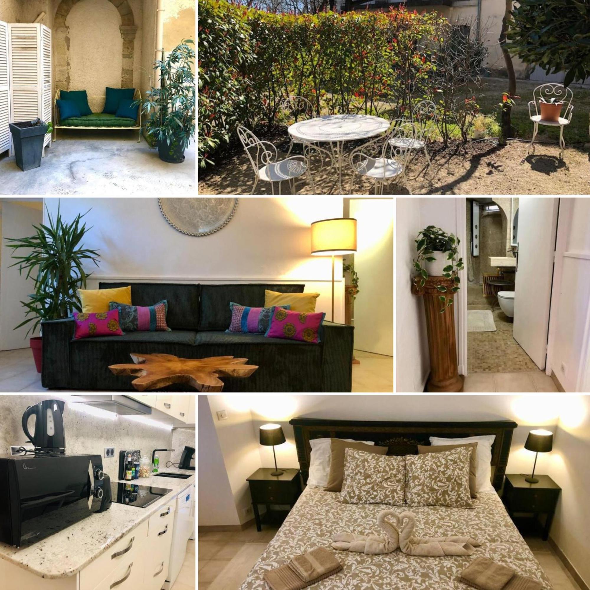 Ulysse, Appartement Spacieux Au Centre Historique D'Uzes En Rez-De-Chaussee Avec Exterieur, Proche Parking Des Marroniers Экстерьер фото